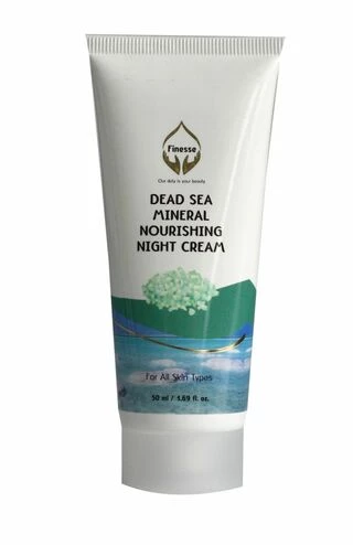 Нічний поживний крем з мінералами Мертвого моря Finesse DSC-Dead Sea Cosmetics 50 мл